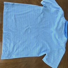 Nike Dri-FIT Men’s Blue/White Striped Short Sleeve Polo Shirt Size L