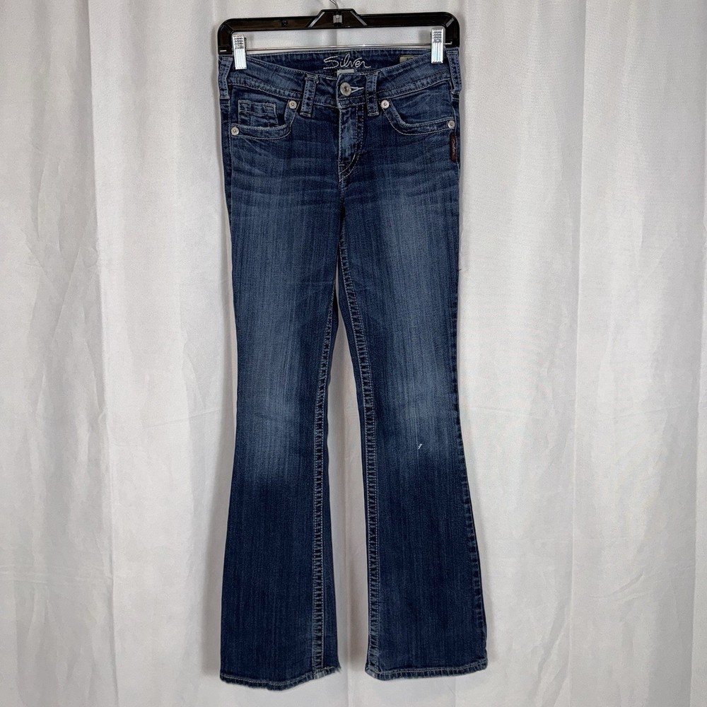 Silver Jeans Suki Women’s 25/32 Blue Denim Bootcut Y2K Style