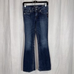 Silver Jeans Suki Women’s 25/32 Blue Denim Bootcut Y2K Style