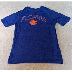 Fanatics Florida Gators Mens Medium Blue Heathered T-Shirt Short Sleeve