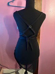 B2prity one piece bathing suit in black