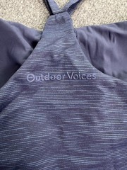 Outdoor Voices Exercise Dress Size XL Color Navy Basically New