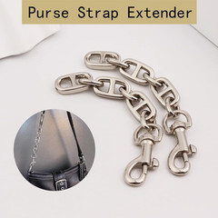 Purse Strap Extender 2Pcs 4.7 Inch Bag Extender Chain for Shoulder Bag Metal Cha