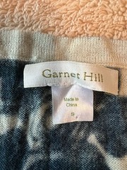 Garnet Hill Signature Eco Merino Cardigan Size Small