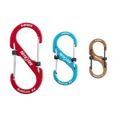 Nite Ize 3-Pack S-Biner SlideLock Combo Aluminum Carabiner – Assorted