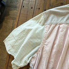 Club Room Men’s White/Blue/Pink/Green Striped Woven SS Button-Up Pockets XL