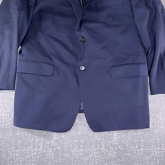Ralph Ralph Lauren Suit Jacket Mens 44S Blue Wool 2 Button Made In Canada