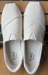 Toms Women Resident Plus Natural Two Tone Slub Size 7.5