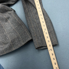 BROOKS BROTHERS 100% CAMEL HAIR Mens 42 Gray/Black Houndstooth Button Blazer