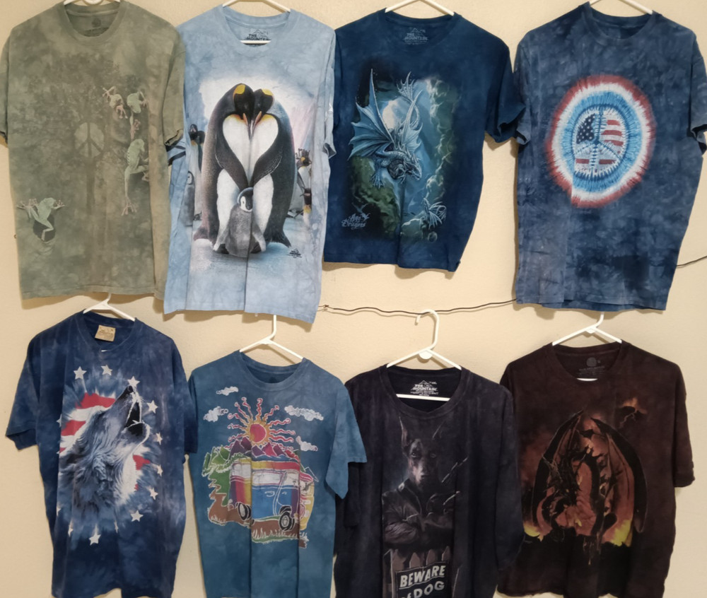 Men’s Wholesale Lot 31 The Mountain Nature Graphic Tigers Wolves T-shirts S-4XL