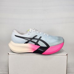 Size 6.5 Men / 8 Wom – ASICS MetaSpeed Edge Paris – Light Blue / Black / Pink