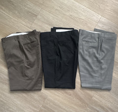 NWOT Canali Men’s Lot of 3 Wool Dress Pants- Size 36/52