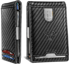 BULLIANT Men Wallet Airtag&Standard Use,Slim Front Pocket Wallet Money Clip for