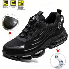 Indestructible Mens Work Shoes Steel Toe Shoes Lightweight Sneakers Safety Boots