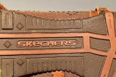 Skechers Brown Leather Small Studded Mesh Mary Jane Comfort Shoes Womens 9.5M