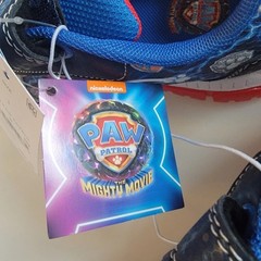 Nickelodeon PAW Patrol Boys Light Up Mighty Pups Sneakers Blue/Red 12