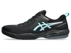 ASICS PRESTIGE NEO OC 1043A027 001 Black Pure Silver Tennis Shoes