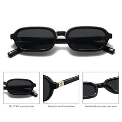 Colrea Retro Small, Black Frame/Black Lens+tortoise Frame/Brown Lens