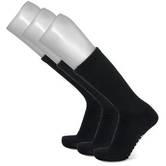 Men’s NON SKID SOLE Diabetic circulatory Crew Socks “Slipper & GRIPPER” NEW