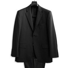 D’URBAN MONSOON Black Formal Suit Wool Mohair Summer 44L Made in Japan NWT