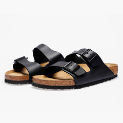 Birkenstock Arizona Birko-Flor Black Cork Footbed Men’s Sandals Regular/Wide