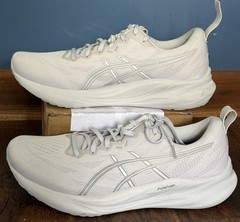 Men’s Asics Gel Pulse 16 White Glacier Grey Size 12