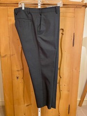 Michael Kors Classic fit Poly/Rayon/Spandex Dress Pants Dark Grey Mens 38-27