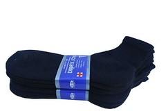 Black ANKLE Diabetic Socks Health Men’s & Women’s Cotton ALL SIZE Up to 13-15