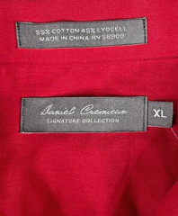 Daniel Cremieux NWT Signature Collection Red Button Up Shirt XL
