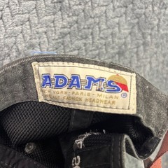 Charlie Southern Adams Beat Everyone Hat Faded Black Acid Wash Leather Strap Cap