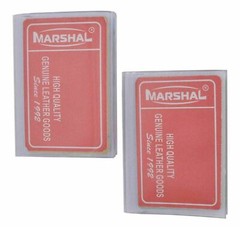 Set of 2 USA Made Trifold Plastic Wallet Inserts Picture Card Holder 6 Pages