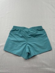 New Patagonia Boys Kids Baggies Shorts 4″ Unlined Sz Large (12) Blue Green