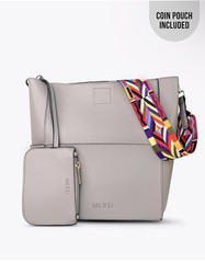MERSI Demi Bucket Purse (Grey)