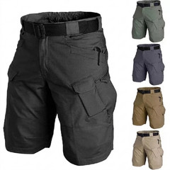 Men’s Tactical Cargo Shorts Outdoor Multi-Pocket Hiking Military Work Combat