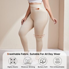 Plus Size Slimming Anti Cellulite Compression High Waist Leggings Leg Shaper