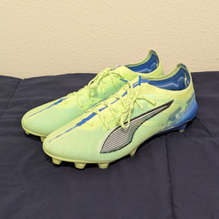 Puma Ultra 5 Ultimate FG Soccer Cleats size 12 Apple White Blue 107683-03