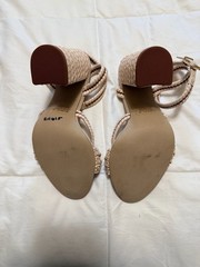 Steve Madden Malou Heeled Sandal in Bone