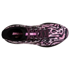 Brooks Launch GTS 10 Pink Black Leopard Women Road Running Shoes 1203991B010