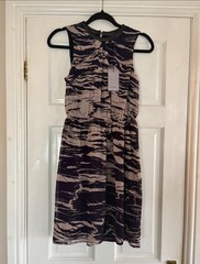 Coast Women’s Special Occasion Party Cocktail Dress NWT Plum Mix RRP £75 Size 6