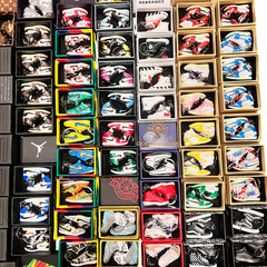 Bulk Order For Shoe Keychain 3D Mini Sneaker Charm Random Style For Party Favor