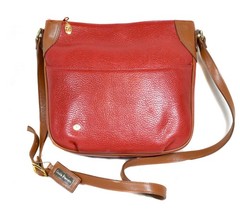 Vintage 1980s Smith Forester Red Leather Crossbody Shoulder Bag – Made in Korea