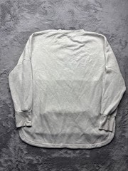 Varley Double Soft Paige Longline Sweatshirt Ivory Marl Women’s Extra Large