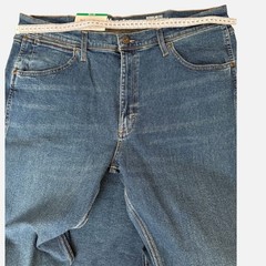 Wrangler Men’s Jeans Cotton Blue Regular Fit Straight Size W38 L32 New