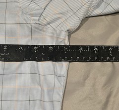 Emanuel Berg Shirt Mens XL 17.5 Blue Orange Plaid Windowpane Modern Fit Luxury