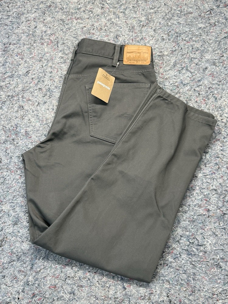 Patagonia Twill Traveler Pants Men’s 36×30 Short Forge Grey 5 Pocket Utility NWT