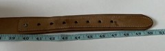 Dickies Mens Belt Work 1.5 inch Wide Leather Tan Brown size 44
