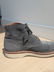 Grant Stone Blue Storm Suede Diesel Boots Lace-Up Vibram Sole Men 11.5D