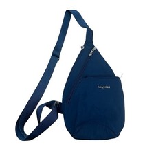 Baggallini Mini Crossbody Travel Bag Sling Navy Blue For Multi Purpose Use
