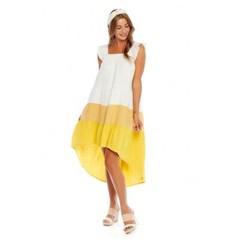 Mud Pie E3 Women Nile Colorblock Mustard Dress 85000137 Choose Size