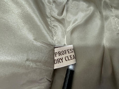 Vintage JEFFREY BANKS for LAKELAND Blazer Sport Coat Tan Ultra Suede Mens 48
